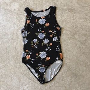 American Eagle floral bodysuit